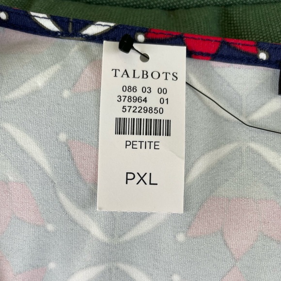 TALBOTS Effortless Jersey A-Line Dress - Ditsy Flip - Picture 9 of 12